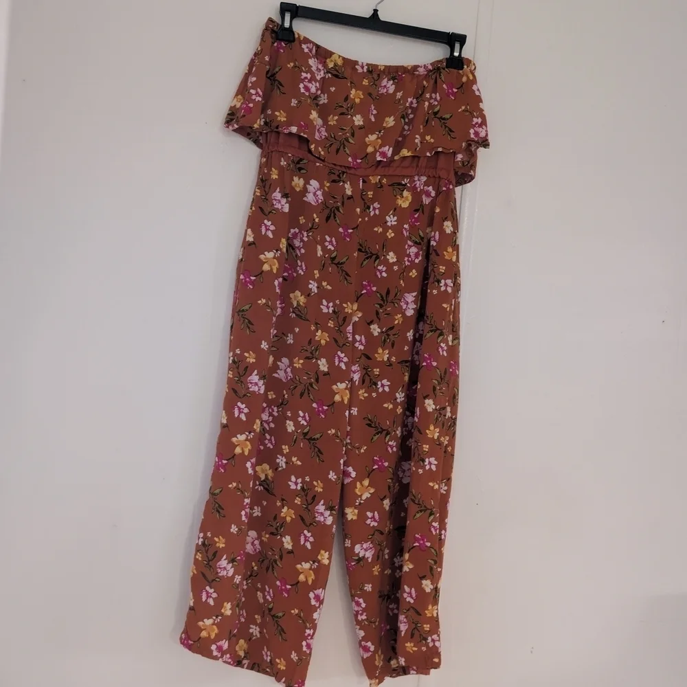 Chic Floral Off-Shoulder Bohemian Summer Jumpsuit